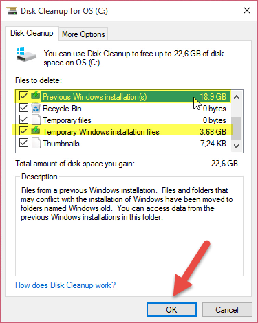Sau khi quét xong bạn tích như dưới